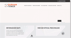 Desktop Screenshot of durhamtower.com